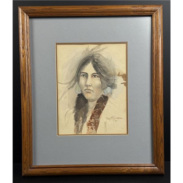 Tony Sandoval Montana Indian Painting