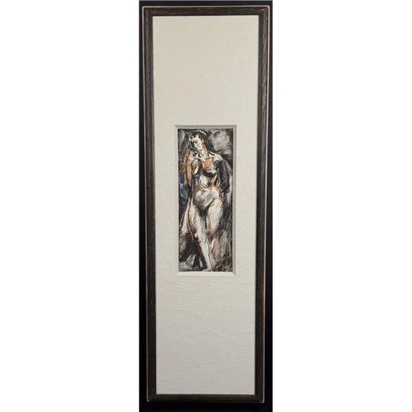 Victor De Pauw Abstract Nude Painting