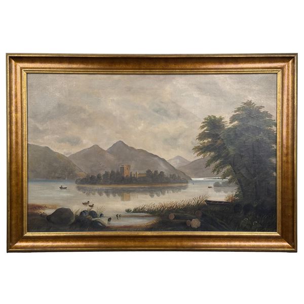 Scottish Castle Landscape Painting