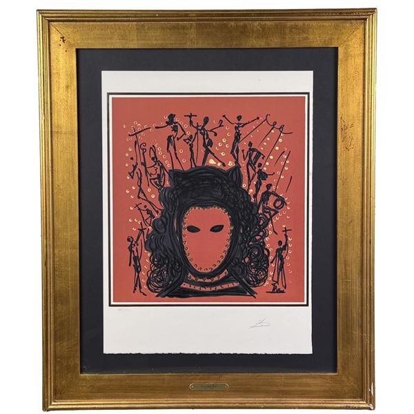 Salvador Dali The Watcher Lithograph