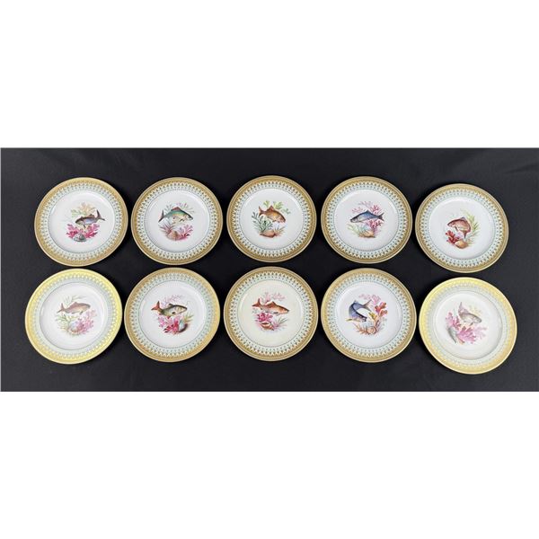 Mintons Porcelain Fish Plates