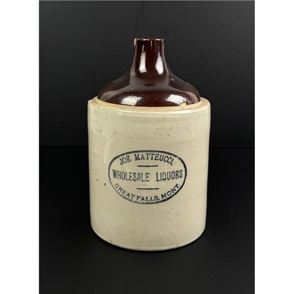 Joe Matteucci Liquors Great Falls Montana Jug