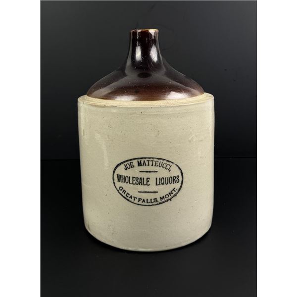 Joe Matteucci Liquors Great Falls Montana Jug