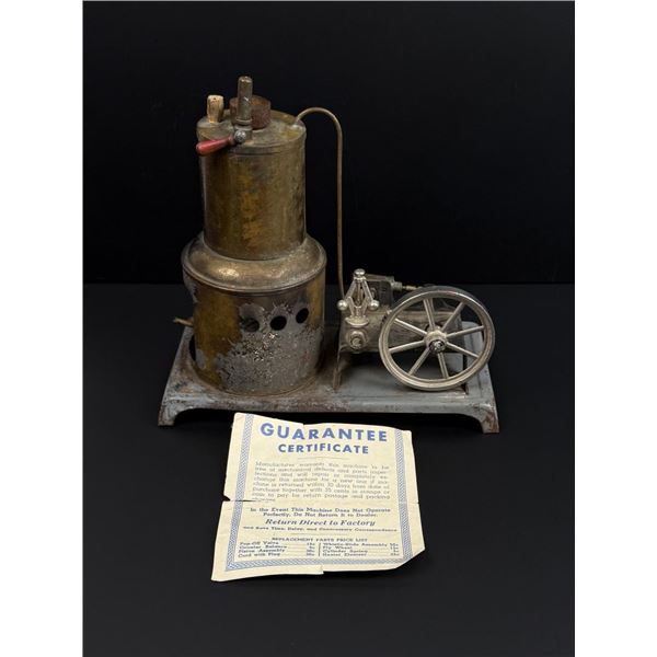Weeden Model 123 Vertical Live Steam Engine Toy