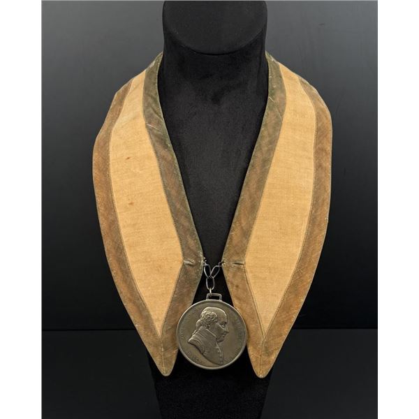 Montana Indian Peace Medal Sash John Quincy Adams