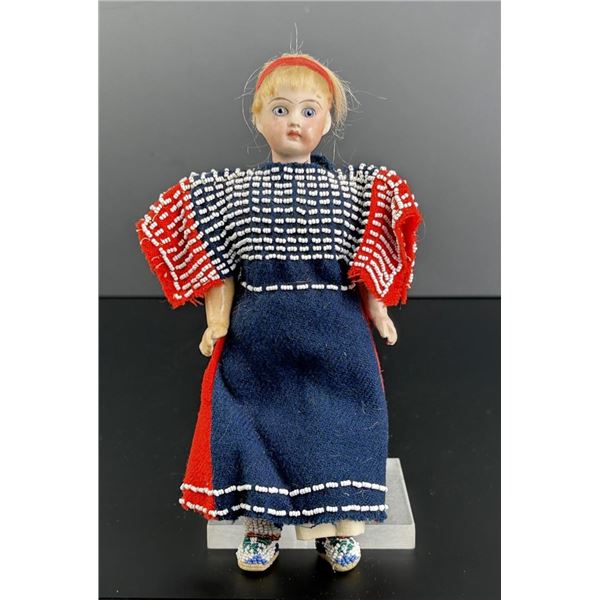 Montana Crow Native American Indian Beaded Doll
