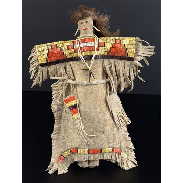 Sioux Native American Indian Quilled Doll