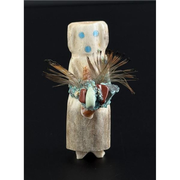 Marvelita Phillips Zuni Antler Corn Maiden Fetish