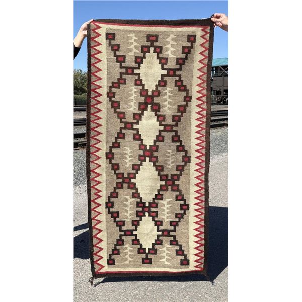 Navajo Indian Transitional Runner Rug