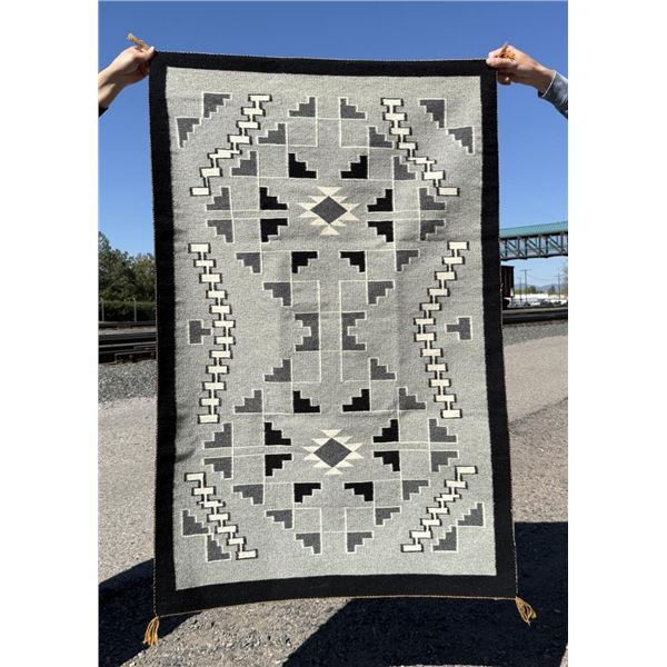 Navajo Indian Two Grey Hills Rug
