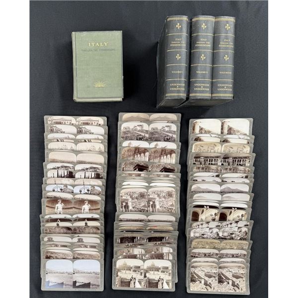 Underwood Italy Through the Stereoscope Set