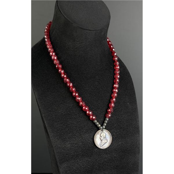 Native American Indian Peace Medal Necklace