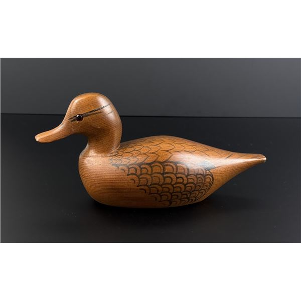 1982 Big Sky Carvers Wood Mallard Duck Decoy