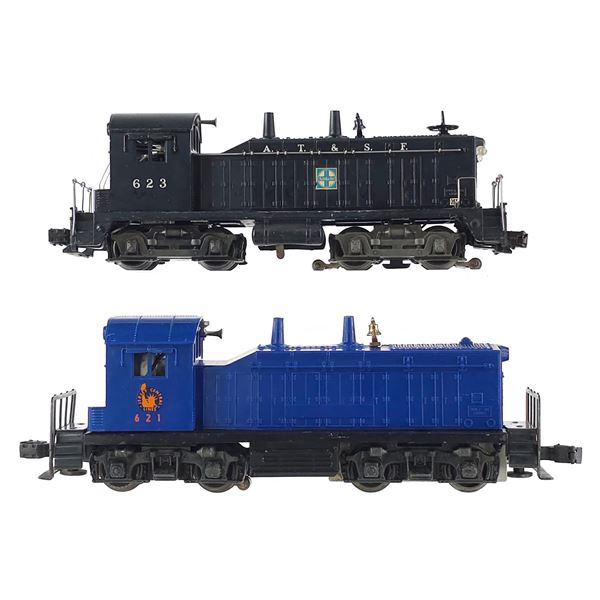 (2) Lionel 621 Jersey & Lionel 623 Santa Fe Switchers