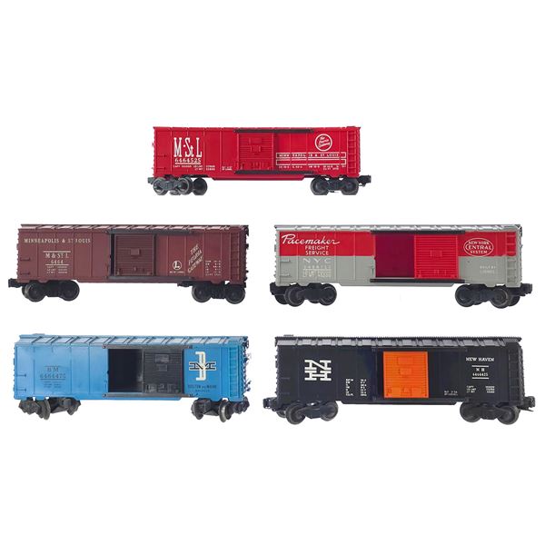 (5) Lionel Assorted 6464 Boxcars