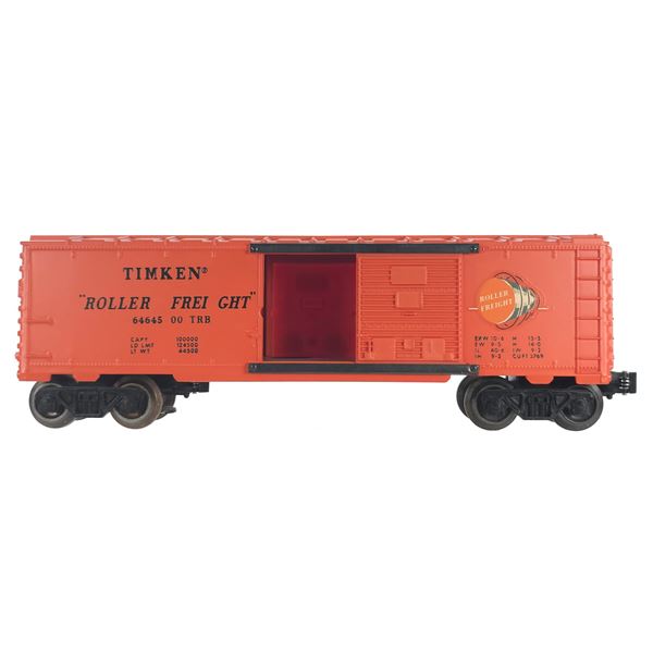 Timken Roller Freight Boxcar Orange