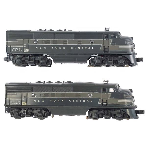 (2) Lionel 2344 New York Central A-A w/Boxes