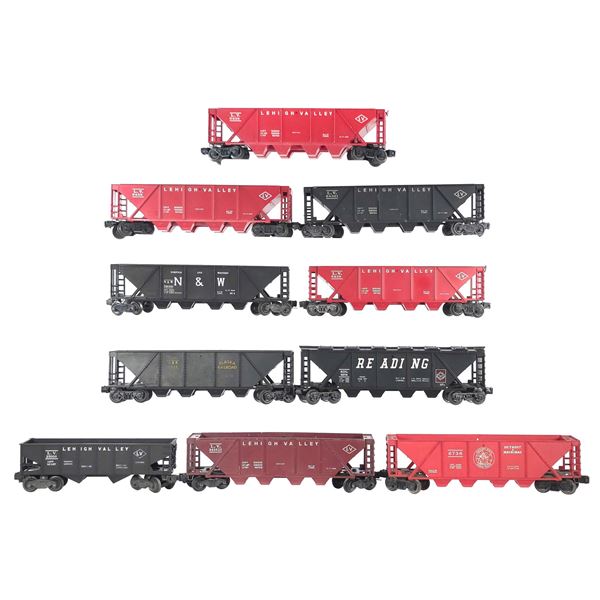 (10) Lionel Assorted Hopper Cars