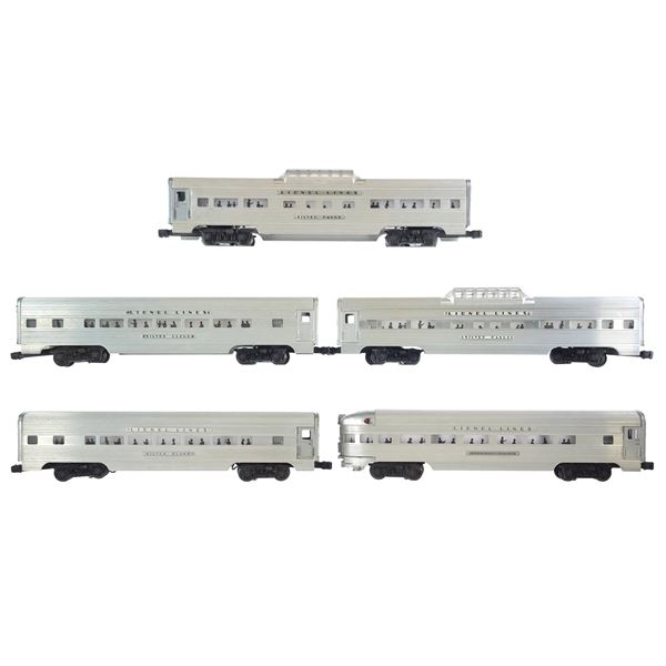 (5) Lionel Silver Train Set