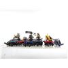 Image 4 : (5) Lionel Assorted Flat Cars w/Accessories