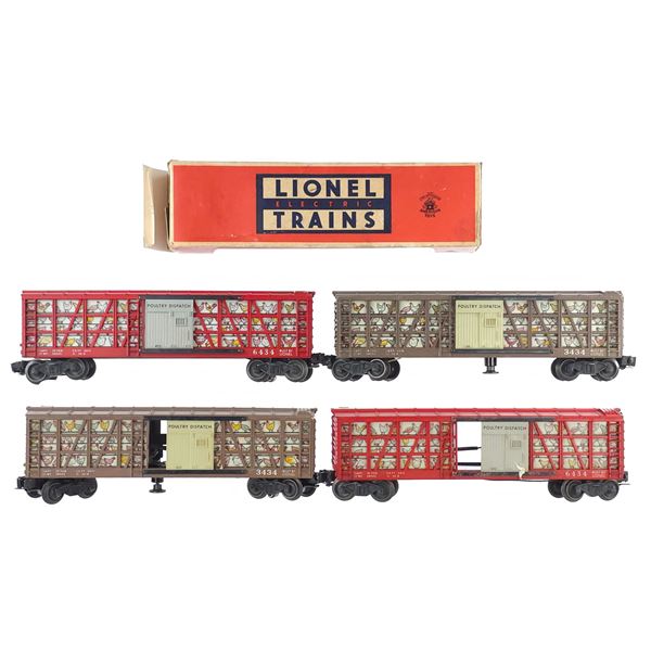 (4) Lionel Poultry Dispatch Assorted