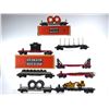 Image 2 : (8) Lionel Flat Cars w/Accessories Assorted