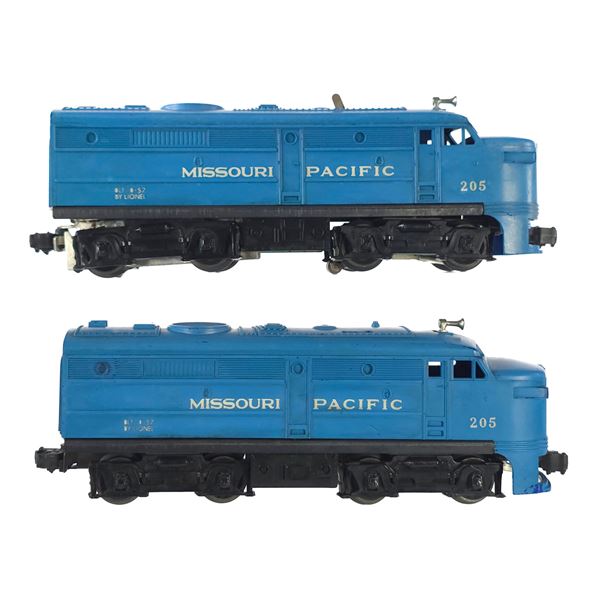 (2) 205 Missouri Pacific Locomotives