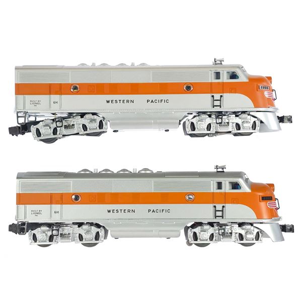 (2) Lionel 2355 Western Pacific A-A Units