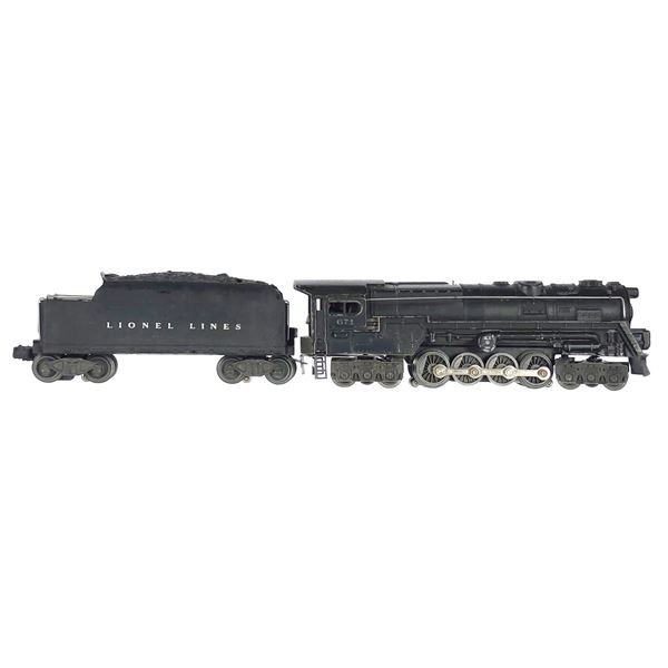 Lionel Steamer Engine 671 w/Tender