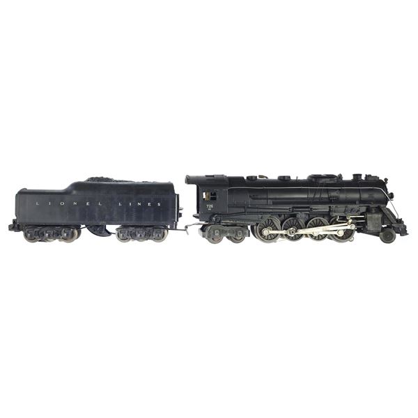 Lionel 726RR Steam Engine w/Tender