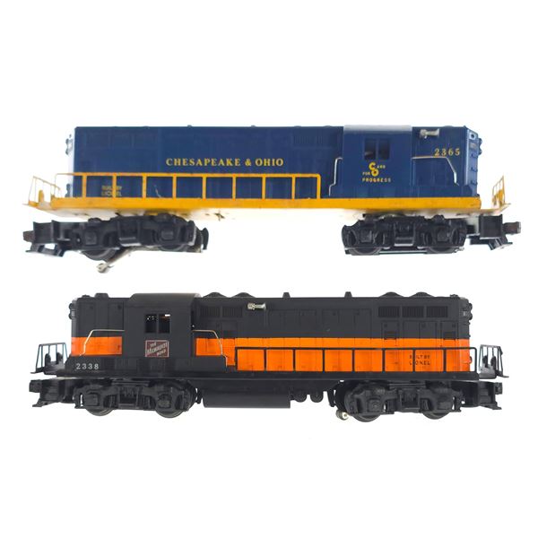 (2) Lionel 2365 Chesapeake & 2338 Milwaukee
