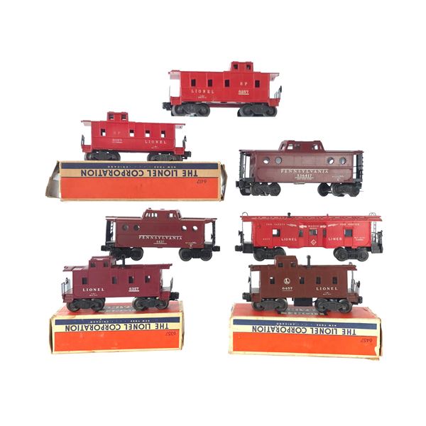 (7) Lionel Caboose Assorted