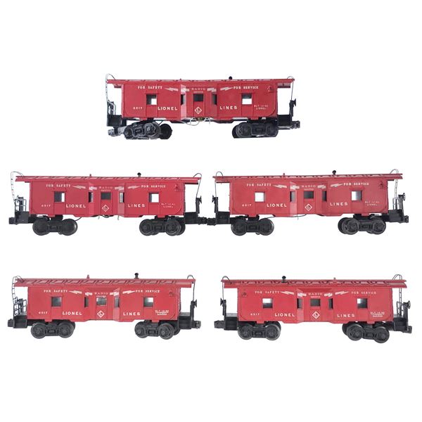 (5) 6517 Radio Service Cars Assorted