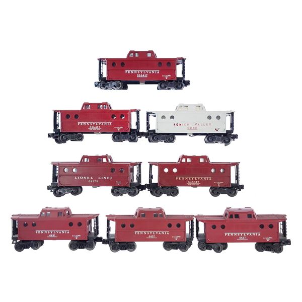 (8) Lionel Assorted Cabooses