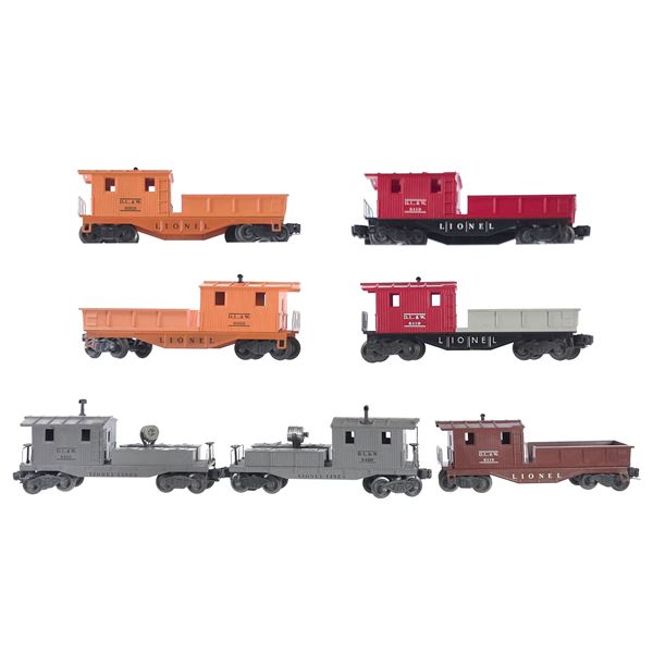 (7) Lionel Caboose Assorted