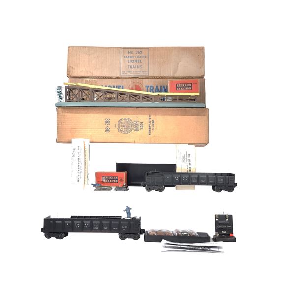 (6) Lionel Assorted Barrel Loaders Boxed
