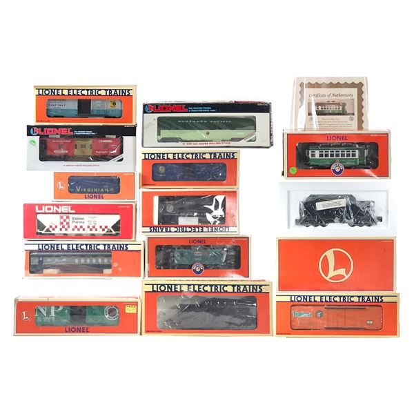 (14) Lionel Boxed Trains Assorted
