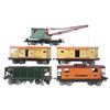 Image 1 : (5) Lionel Lines Tin Train Cars Set Assorted