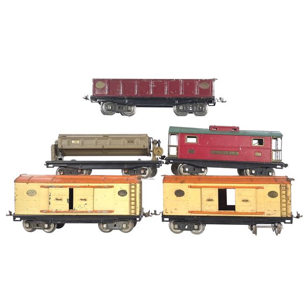 (5) Assorted Lionel Tin Freight Cars