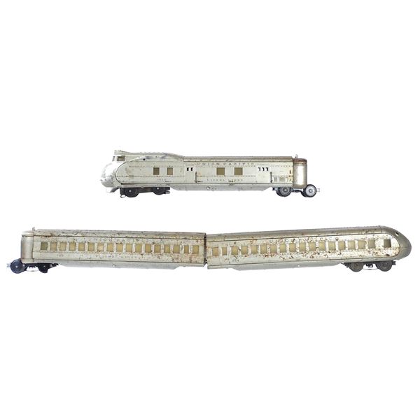 (3) Lionel Lines Union Pacific Silver