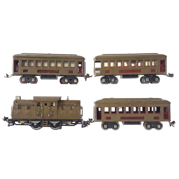Lionel 254 Mojave Engine with Pullman & Observation Cars