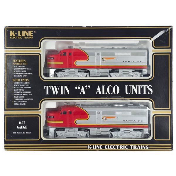 (2) K-Line 2126 SF & 2128 SF Engine Set Boxed
