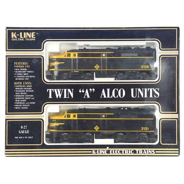 K-Line 2129 Erie & 2131 Erie Engine Set Boxed