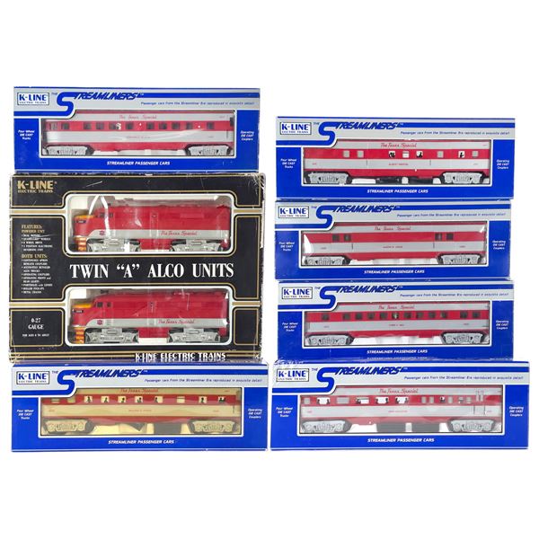 (7) K-Line Texas Special Trains Boxed