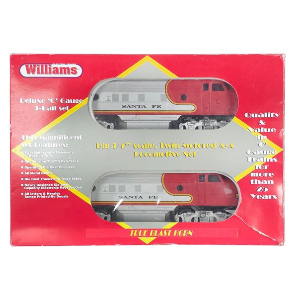 Williams Santa Fe Engine Set Boxed