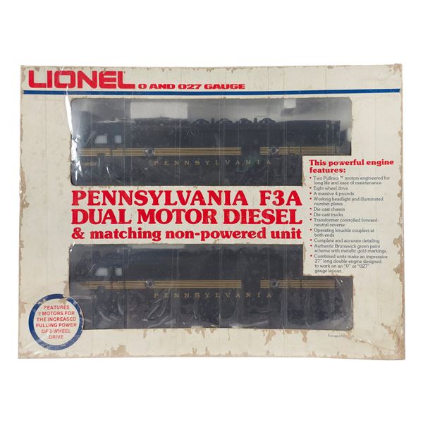 Lionel 6-8952 PA F3A Boxed