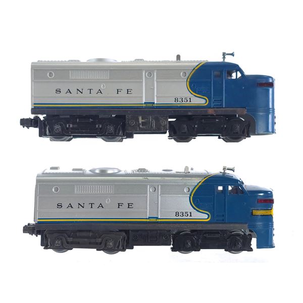 (2) Lionel Santa Fe Engines