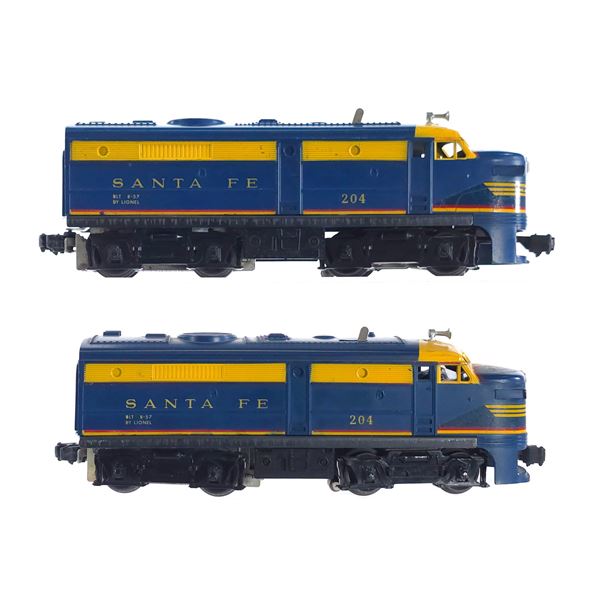 (2) Lionel Santa Fe 204 Engines