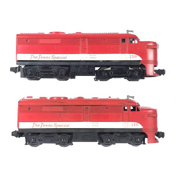 (2) Lionel The Texas Special Diesel Engines