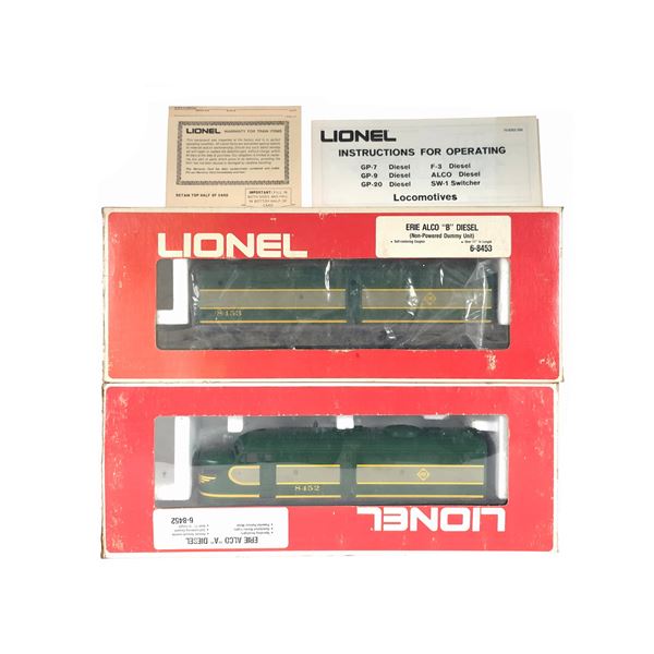 (2) Lionel Erie Alco Diesel Boxed